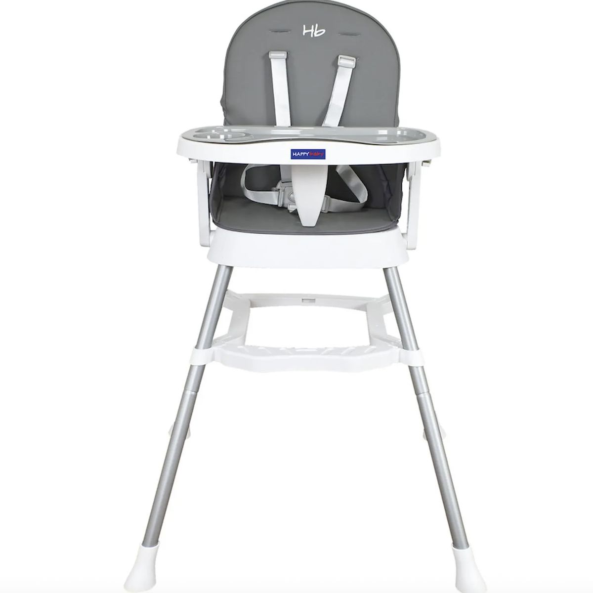 HAPPY BABY - Silla Comedor Bebe Lyra Happy Baby Gris