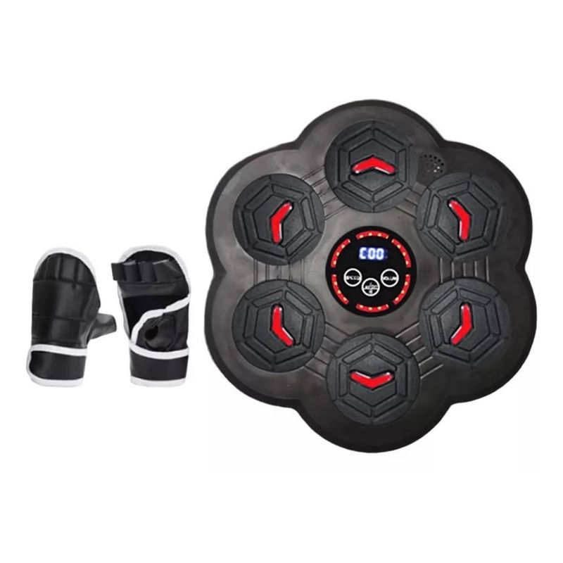 DAYOSHOP - Máquina Boxeo Inteligente, Luz Doble 6 Agujeros + Guantes