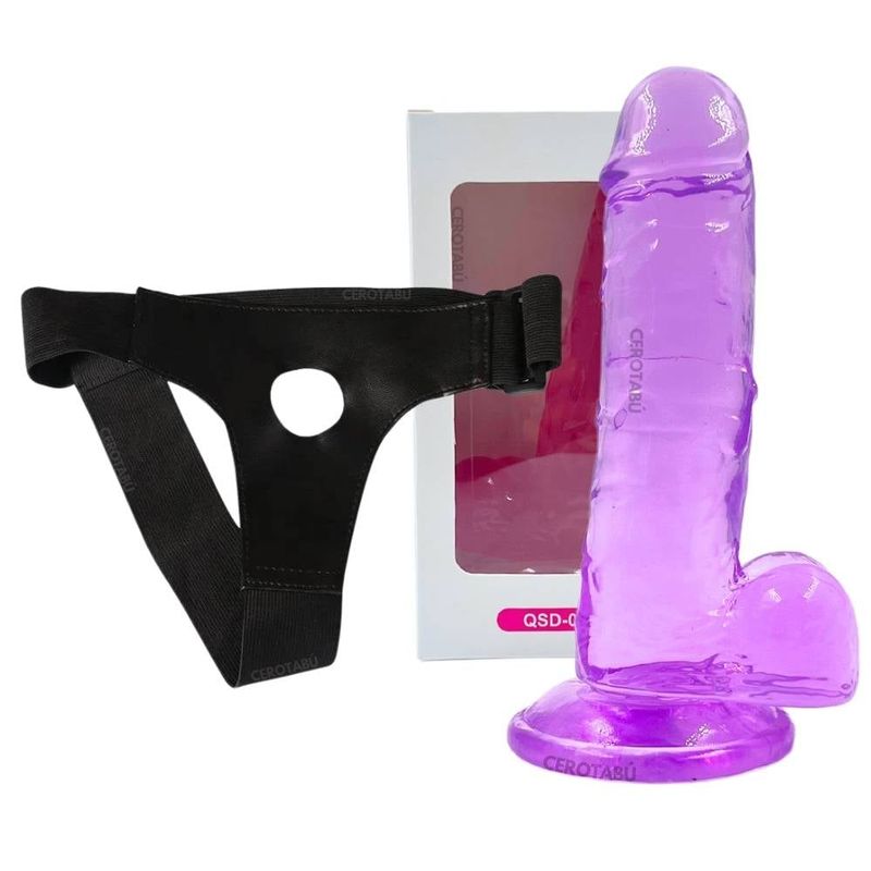 GENERICO - Kit Juguete Sexual Arnés Universal + Dildo Adherente