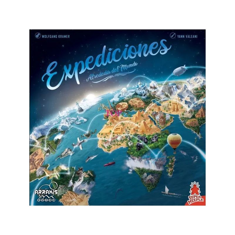 GENERICO - Juego De Mesa Expediciones Alrededor del Mundo