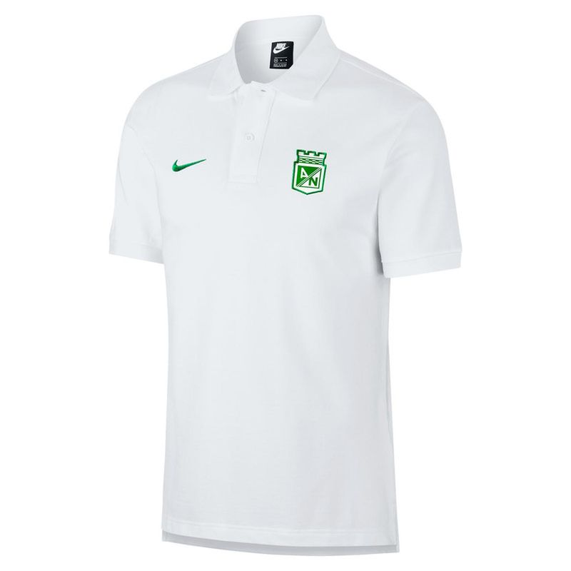 NIKE - Polo Hombre Nike Atlético Nacional 2023 - Polo - Blanco