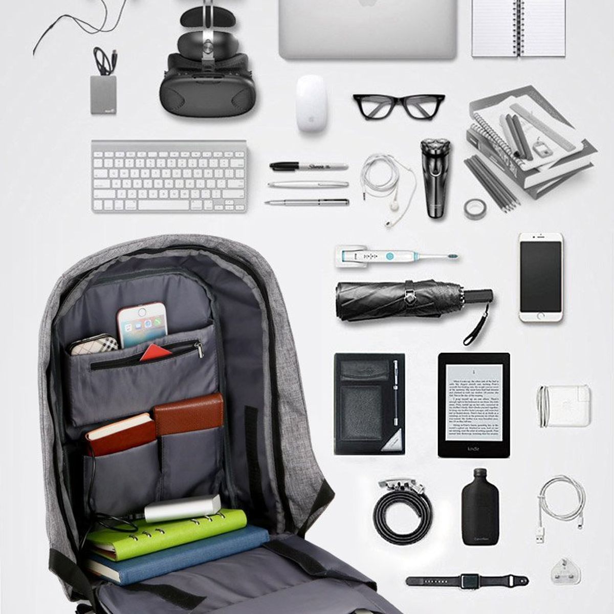 PBAGS - Bolso Antirobo reforzado con multicompartimientos