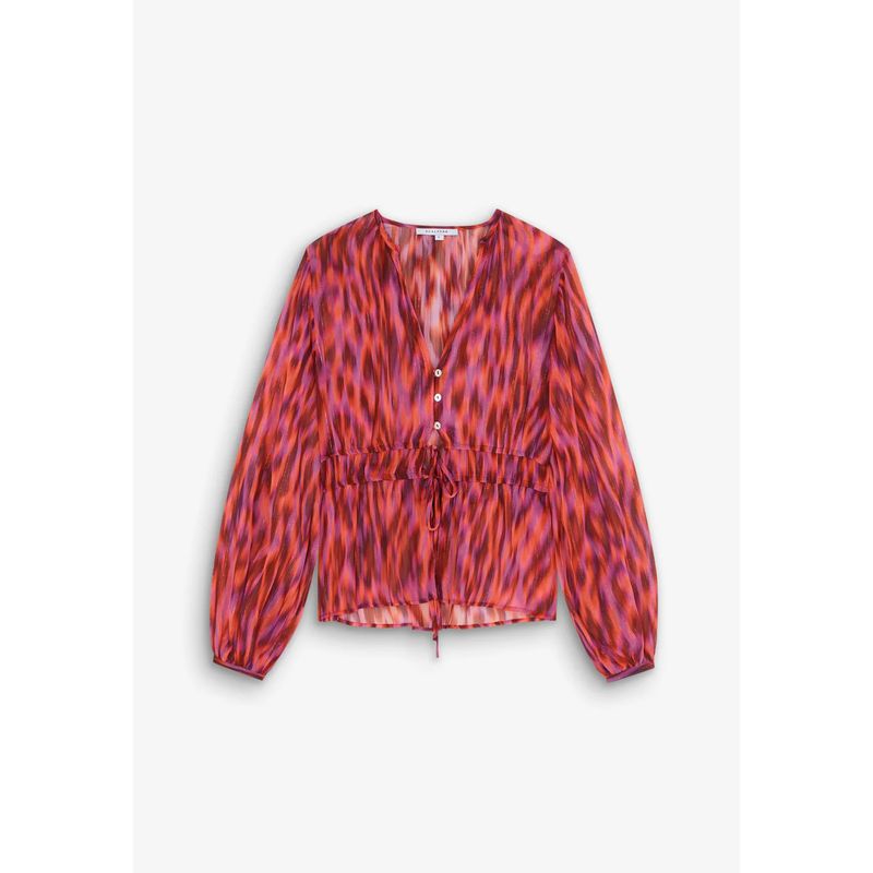 SCALPERS - Blusa animal pink SCALPERS Multicolor BLU44590PINK
