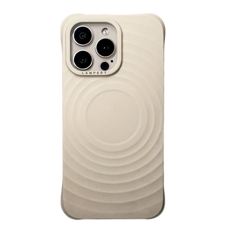 GENERICO - Ultra Safe Case Basic Bone Para Iphone 15 Pro Max Hueso Con Magsafe