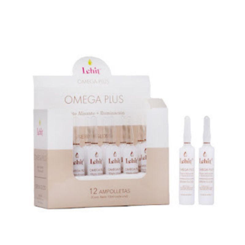 LEHIT - Ampolleta Omega Plus Efecto Alisante Lehit X2Unidad 13ml
