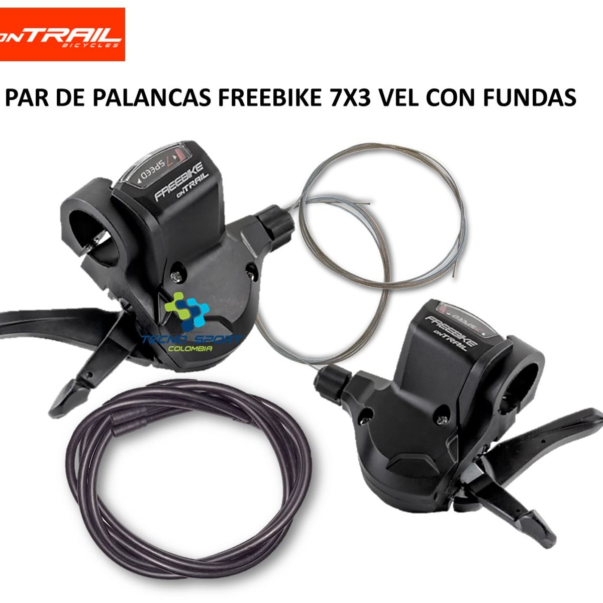 ONTRAIL - Shifter Ontrail Palanca Cambio 3 X 7v Bicicleta Mtb Par