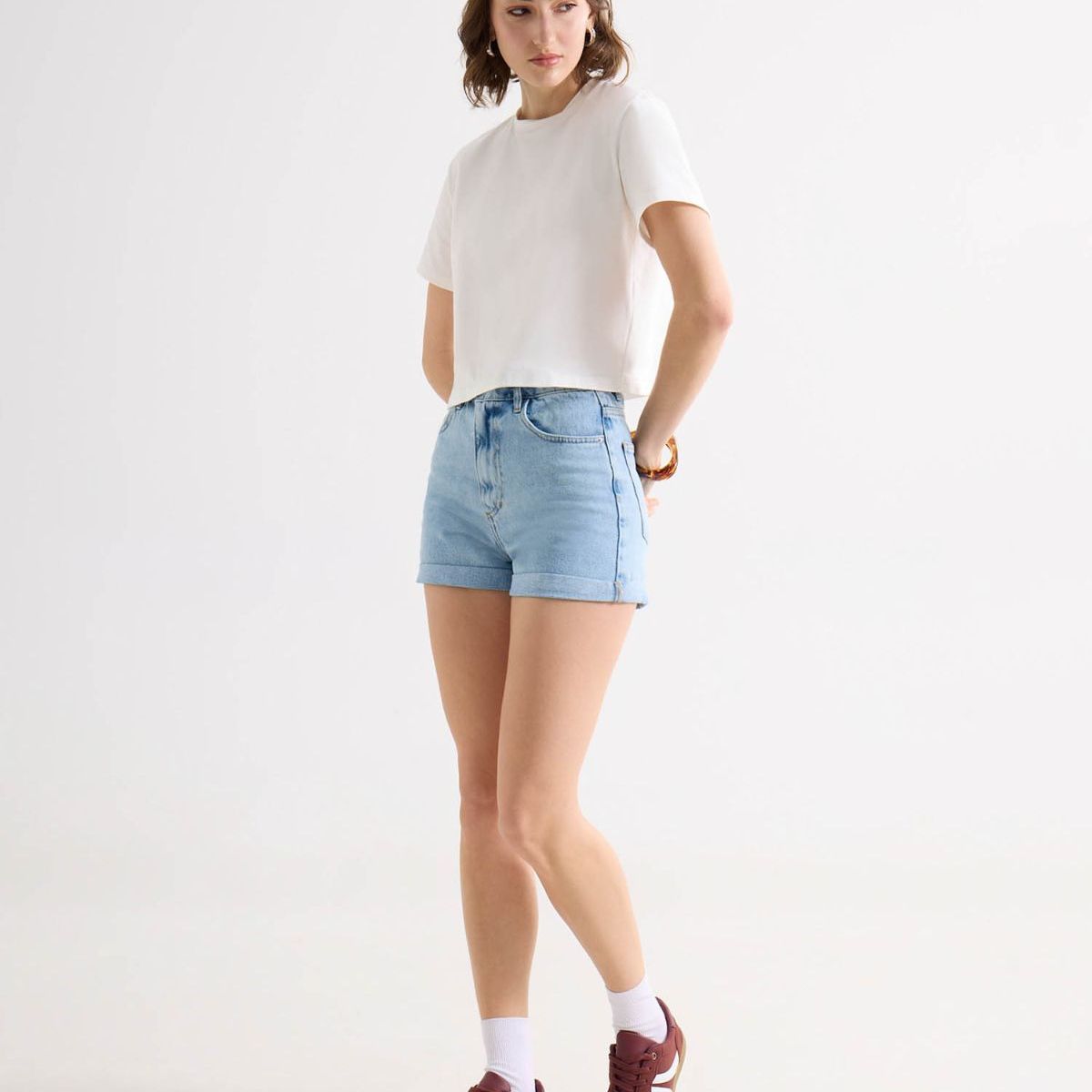 SEVEN SEVEN - Short Para Mujer  Color Azul Claro Marca Seven Seven #28190964