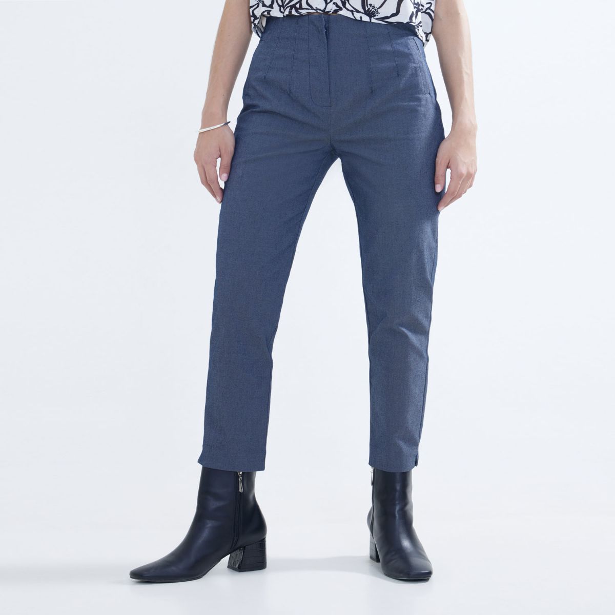 SEVEN SEVEN - Pantalon Para Mujer  Color Azul Oscuro Marca Seven Seven #28071712