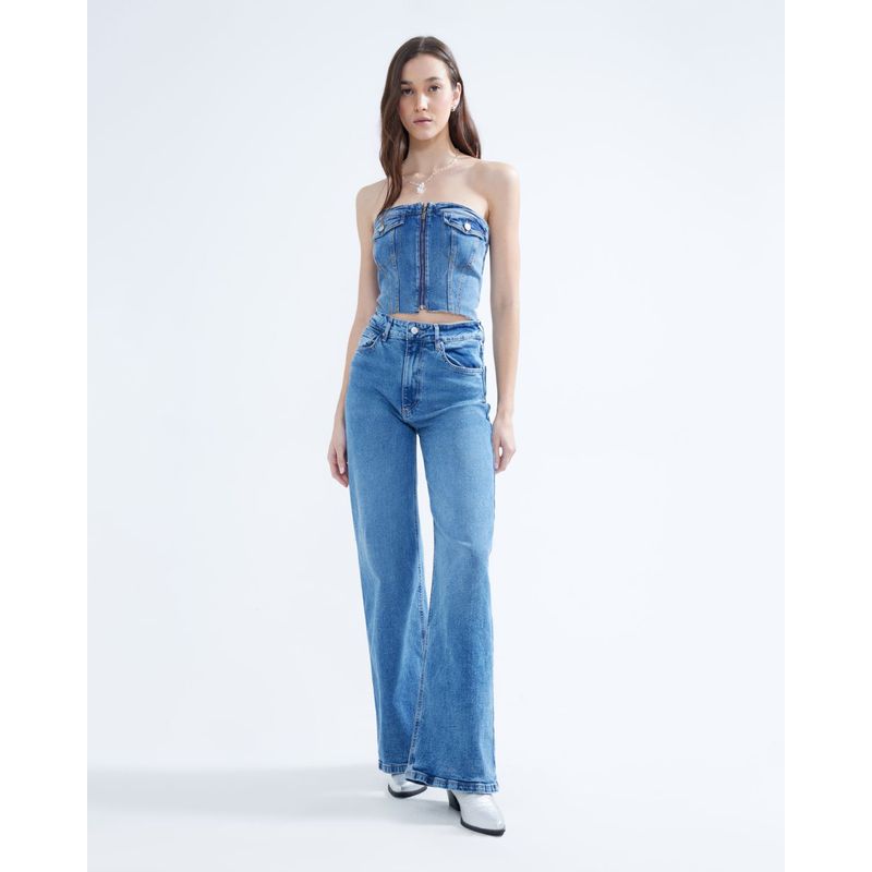 SEVEN SEVEN - Jean Para Mujer Wide-Leg Color Azul  Marca Seven Seven #28160848