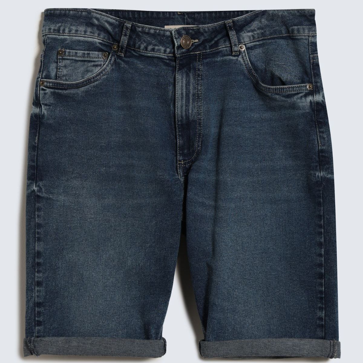 SEVEN SEVEN - Bermuda Para Hombre Slim Color Azul Medio Marca Seven Seven #45100667