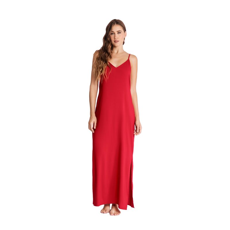 FIORY - VESTIDO LARGO  MUJER ROJO FIORY 3130