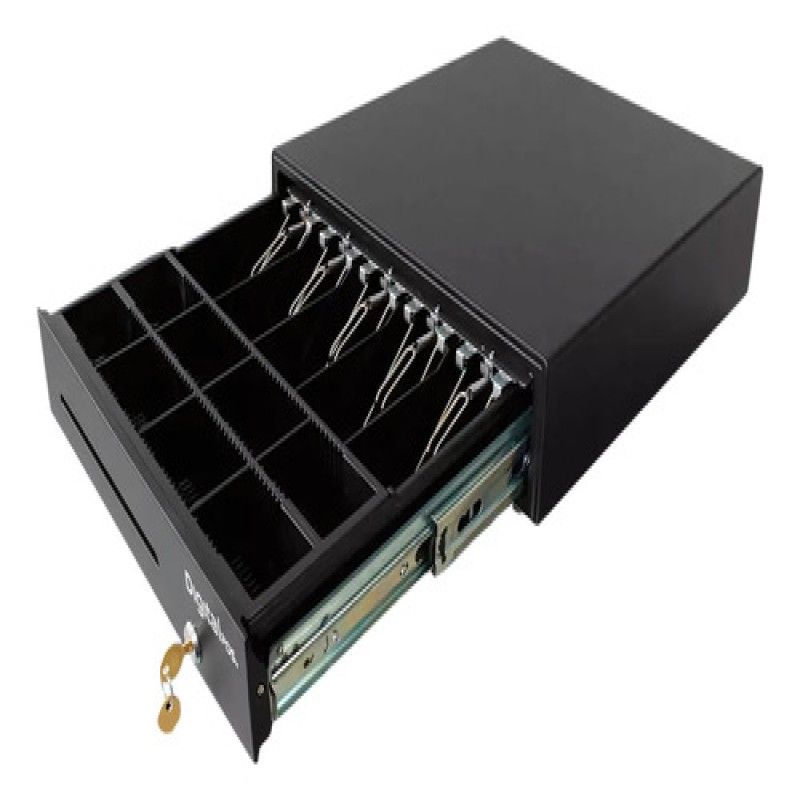 DIGITAL POS - CAJON MONEDERO DIGITAL POS DIG-410SK 5BILLETES 8 MONEDAS
