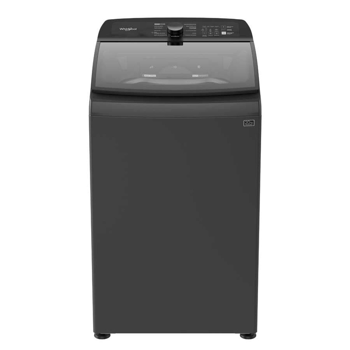 WHIRLPOOL - Lavadora Xpert Eco Carga Superior 20 Kgs Agitador Gris Tempest