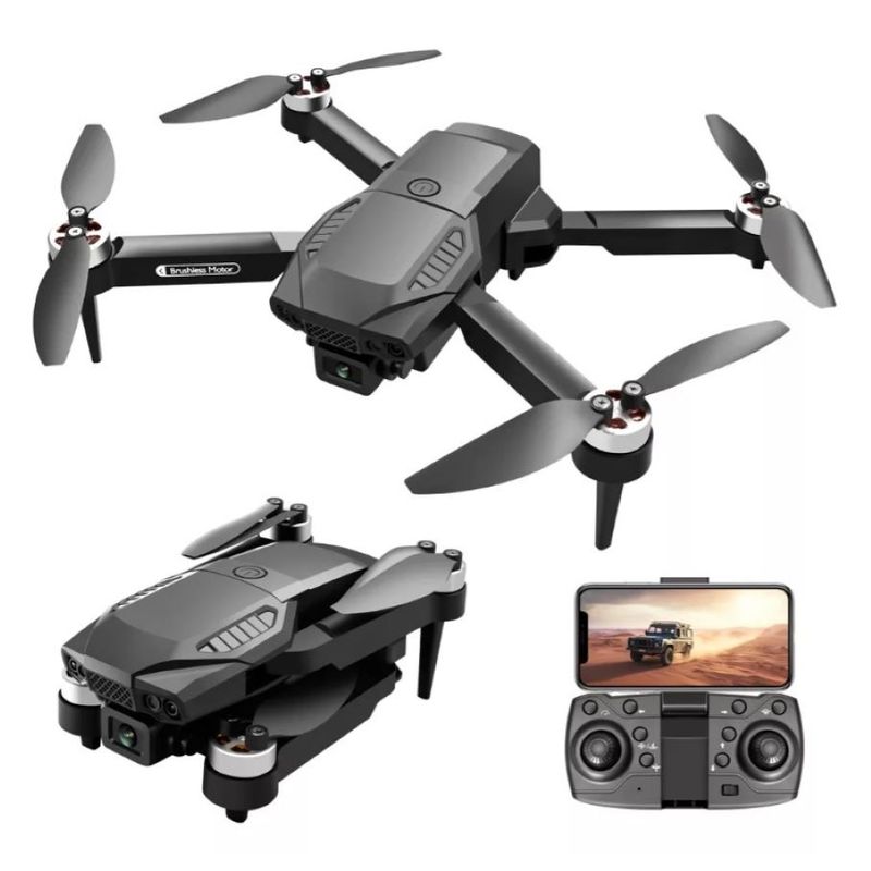ZHOPI CO - Drone Plegable 4k Hd Doble Camara F198 Motor Sin Escobillas