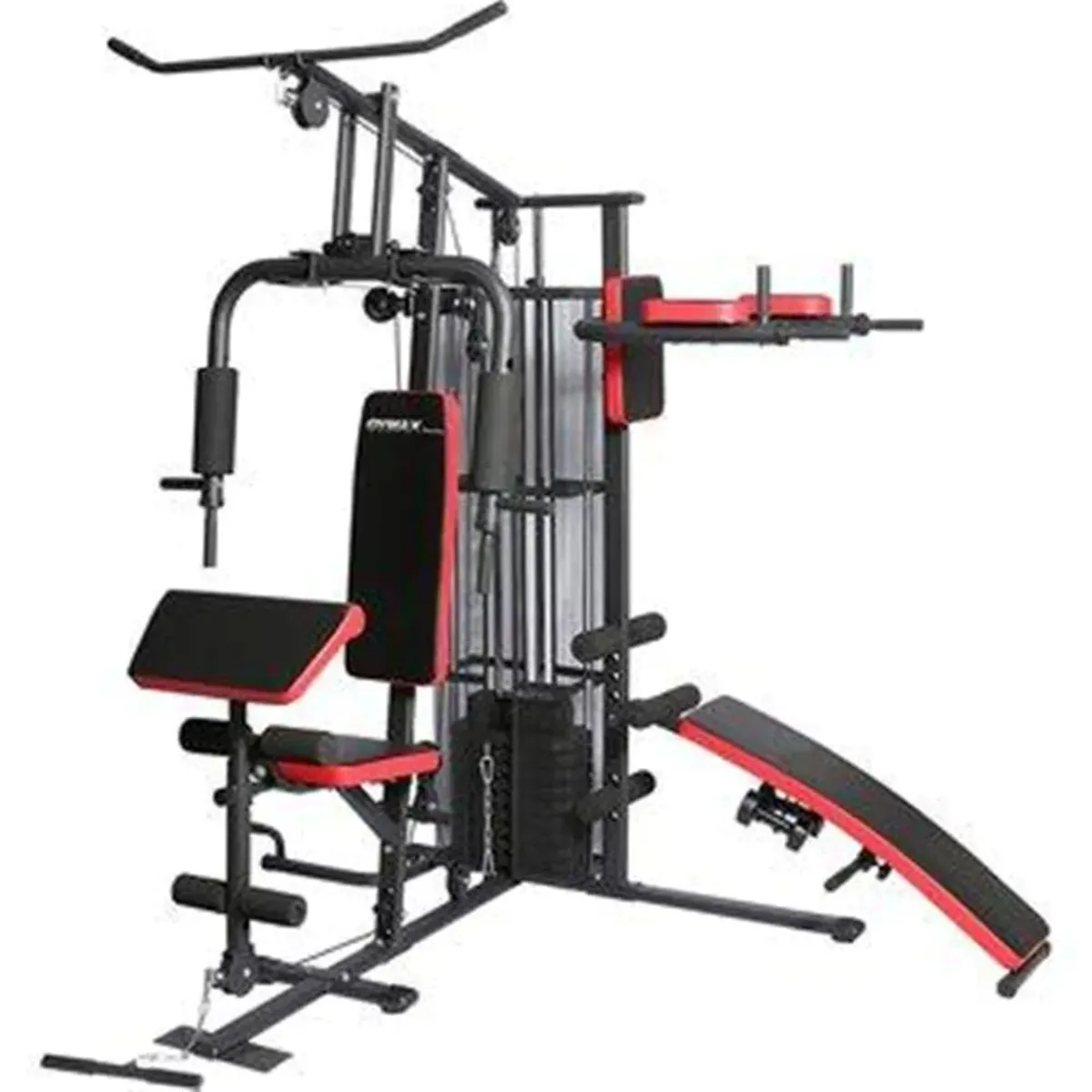 GYMAX - Multifuerza 130Lb Multigimnasio 3 Estaciones