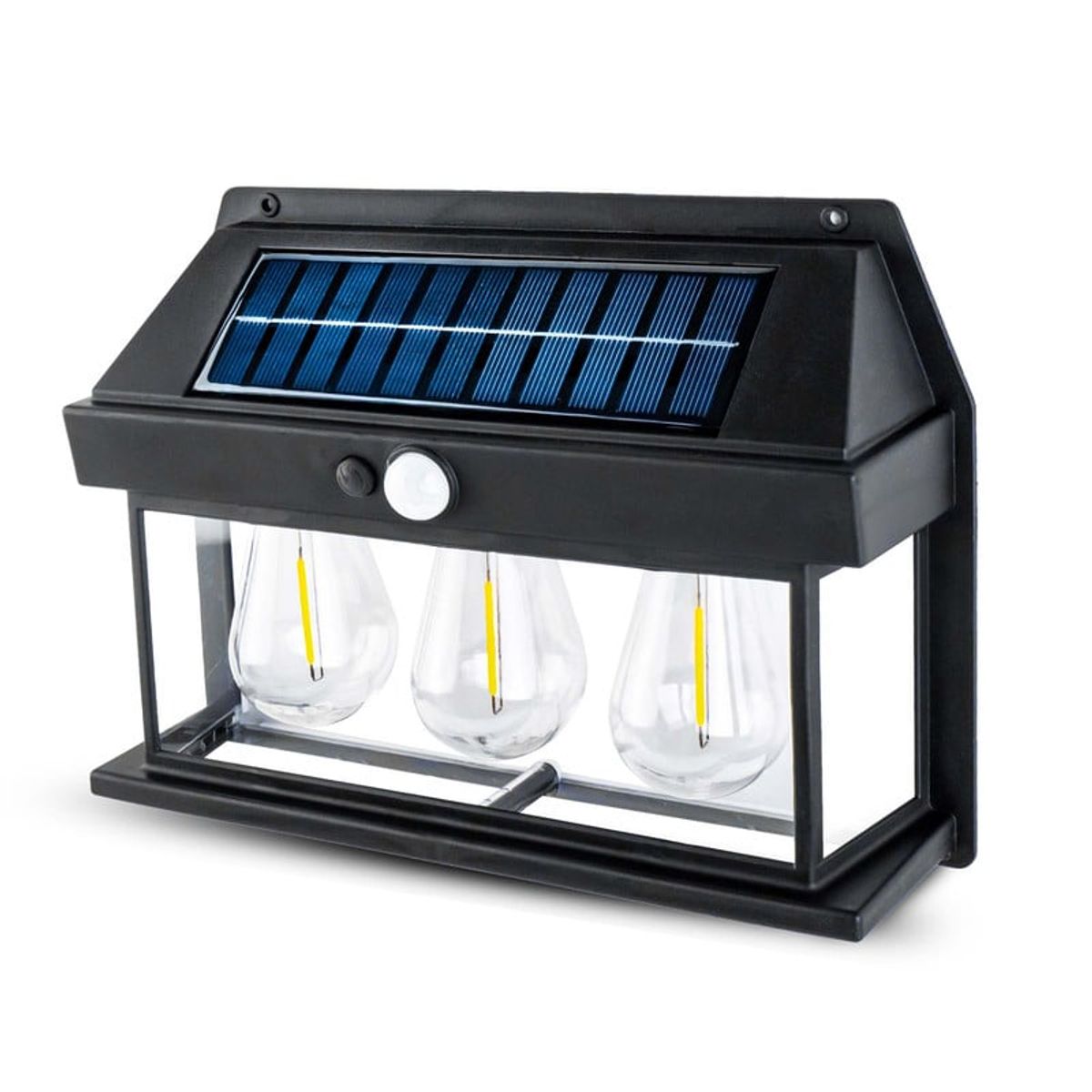 ENERGY PLUS - Lámpara Solar de Pared LED Sensor de Movimiento Inalámbrica