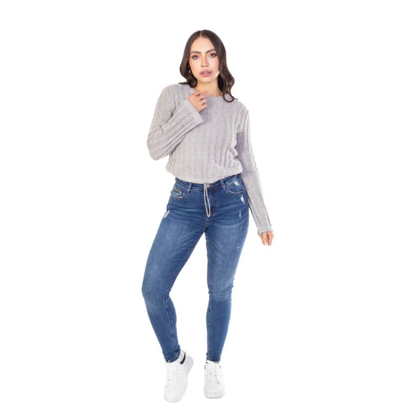 DREAMER - Sweater gris Para Mujer