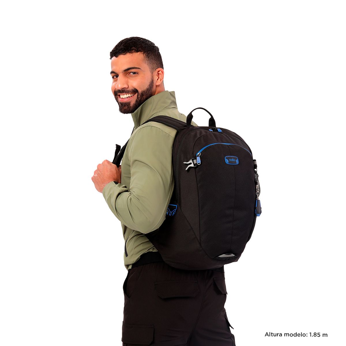 TOTTO - Morral para Hombre Deportto Porta PC 14" Negro