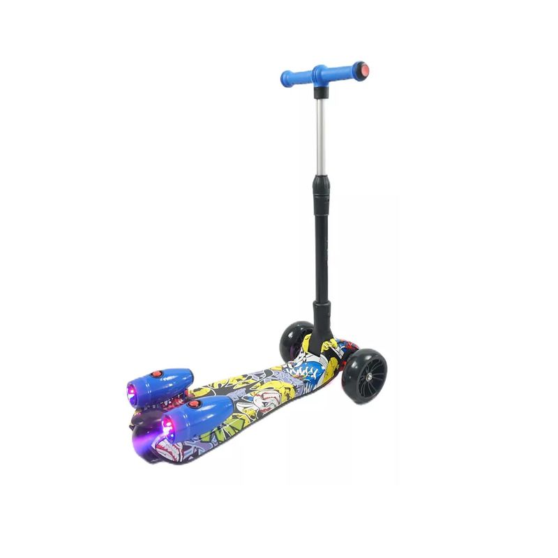 GENERICO - Patineta Scooter Con Humo Para Niños Bluetooth Luces Led