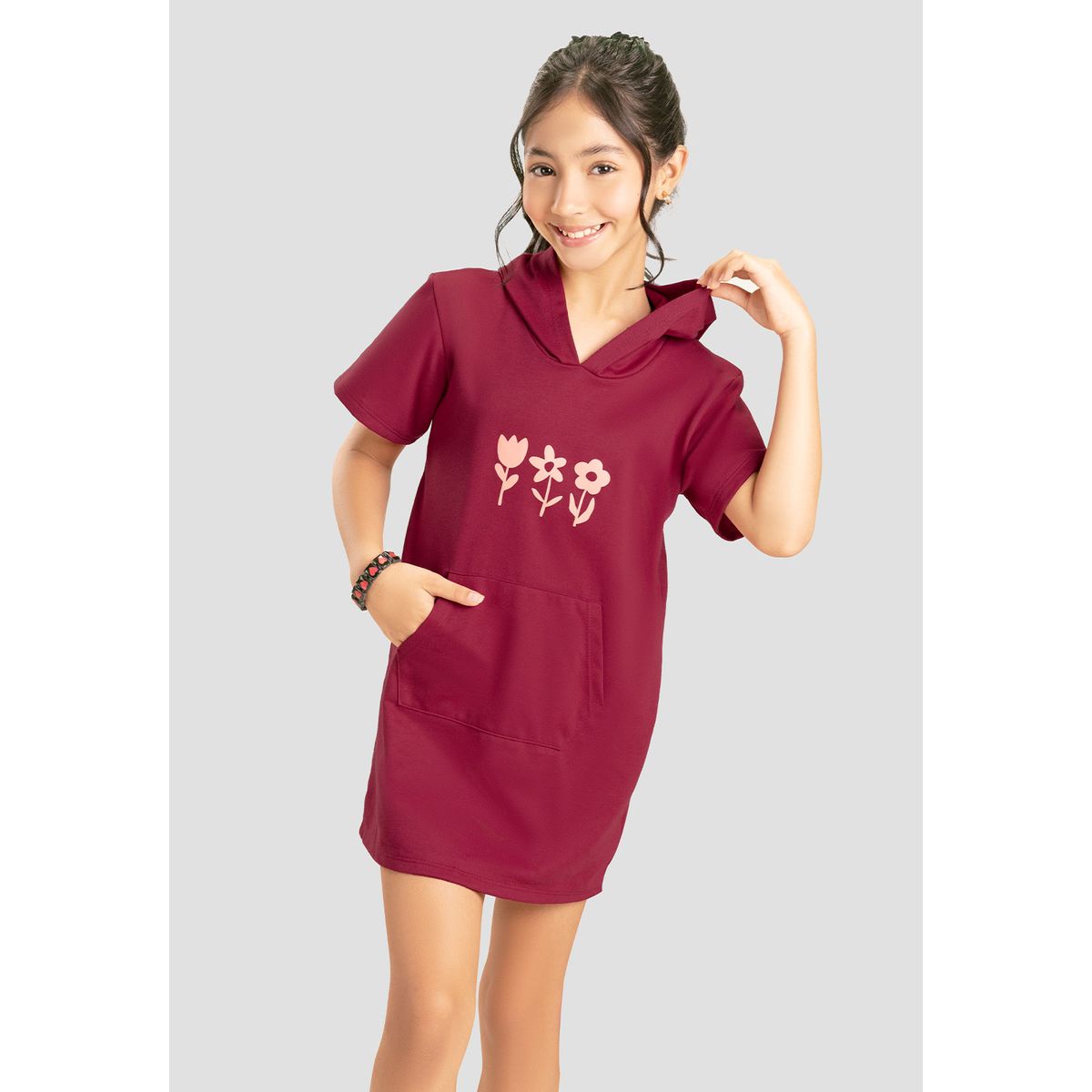 MARKETING PERSONAL - Vestido Infantil Femenino Rojo Mp 103887