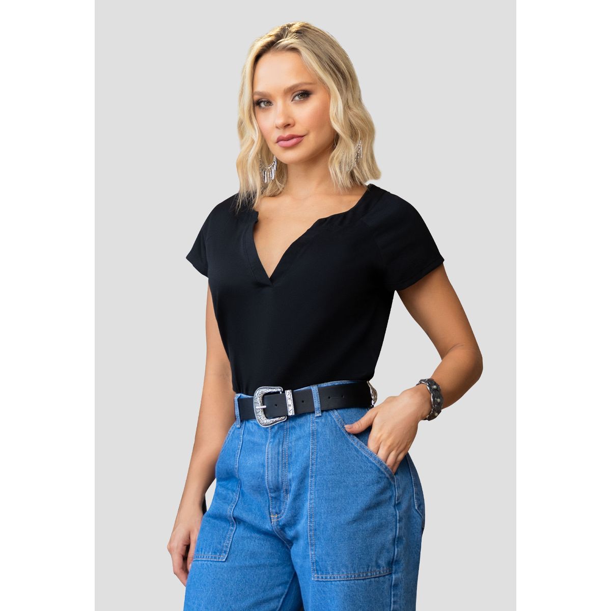 MARKETING PERSONAL - Blusa Mujer Negro Mp 104190