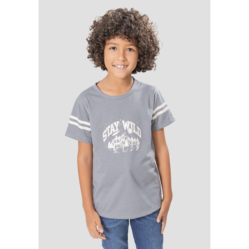 MARKETING PERSONAL - Camiseta Infantil Femenino Gris Mp 105113