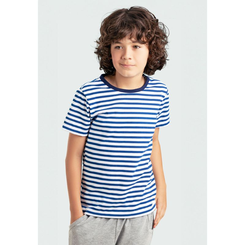 MARKETING PERSONAL - Camiseta Infantil Masculino Azul Mp 103888