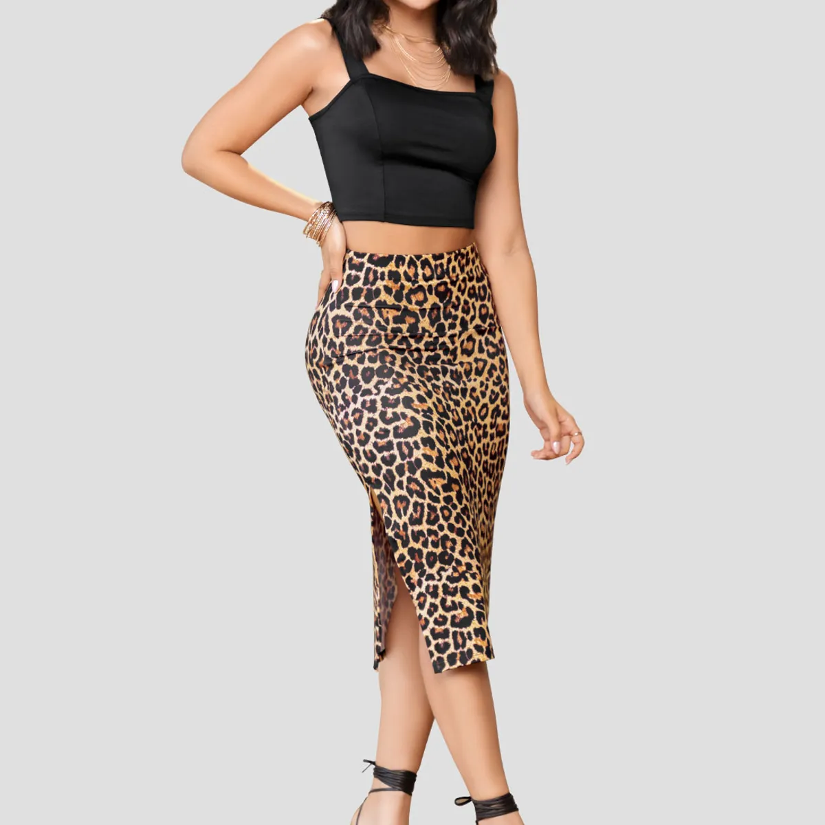 MARKETING PERSONAL - Conjunto Mujer Animal-Print Mp 104362