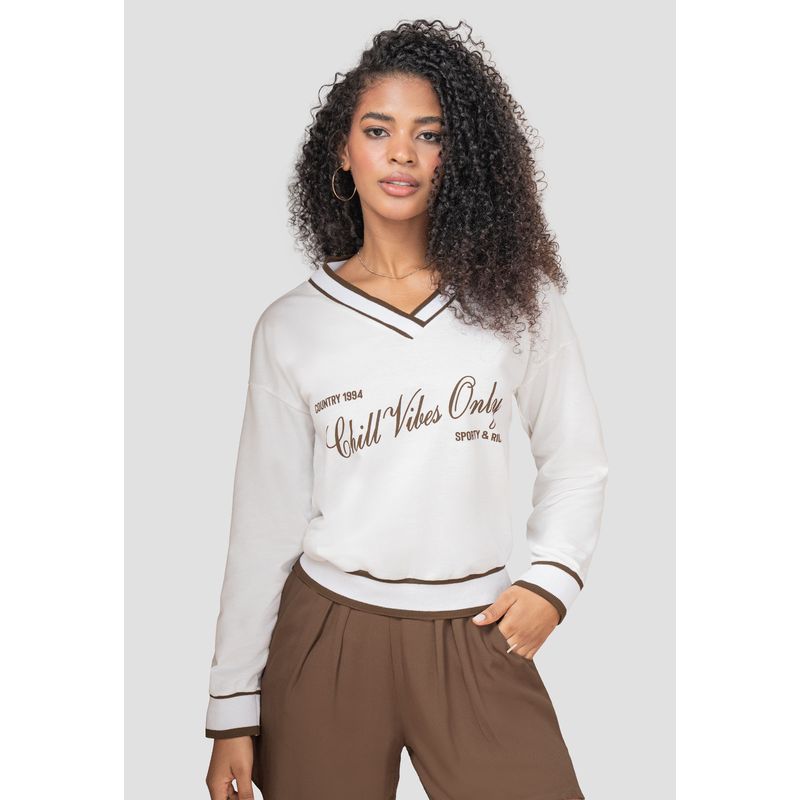 RUTTA - Buzo Mujer Blanco Rutta 105157