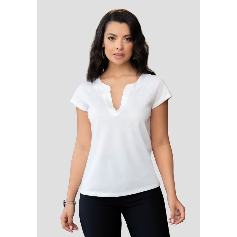 MARKETING PERSONAL - Blusa Mujer Blanco Mp 104190