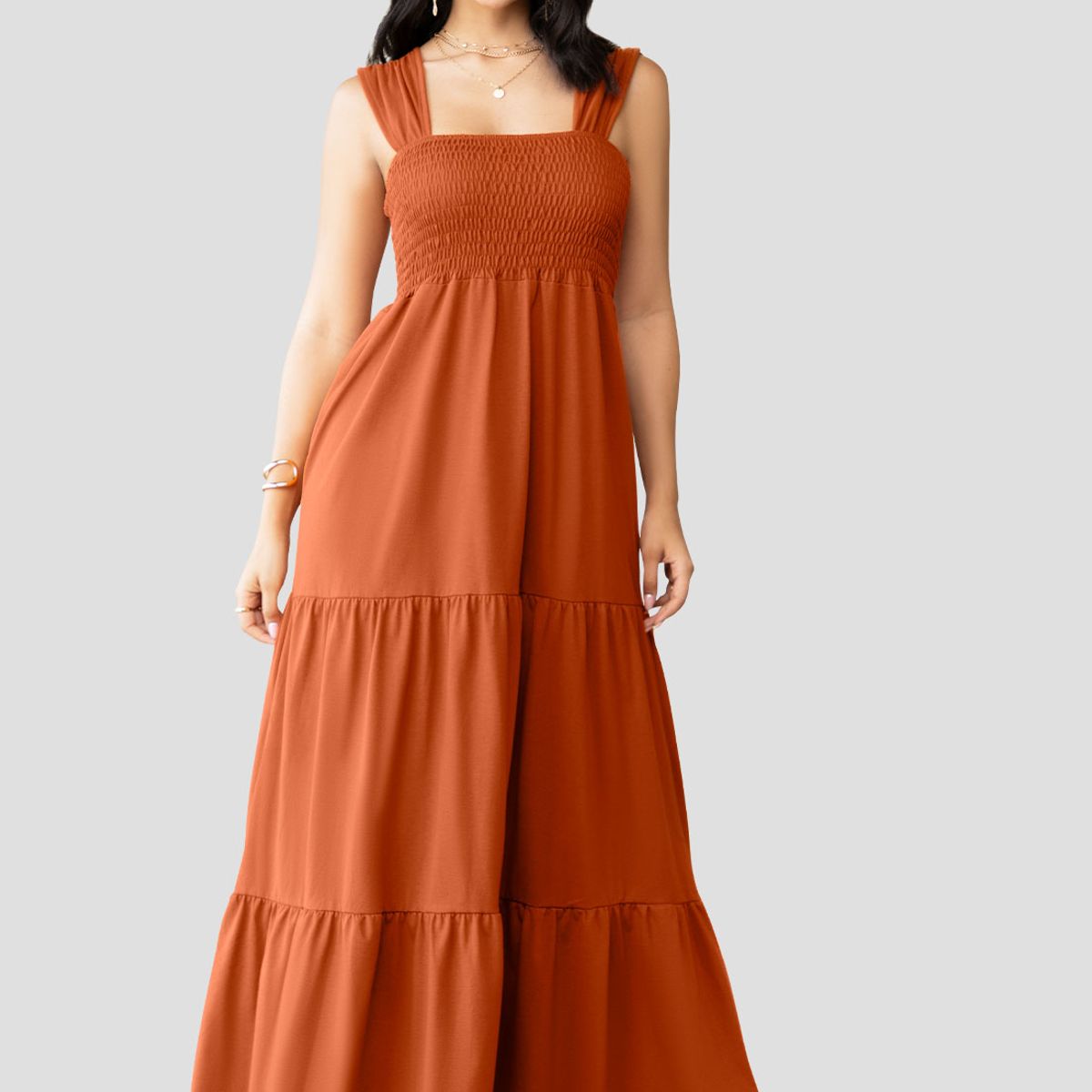 MARKETING PERSONAL - Vestido Mujer Naranja Mp 104373