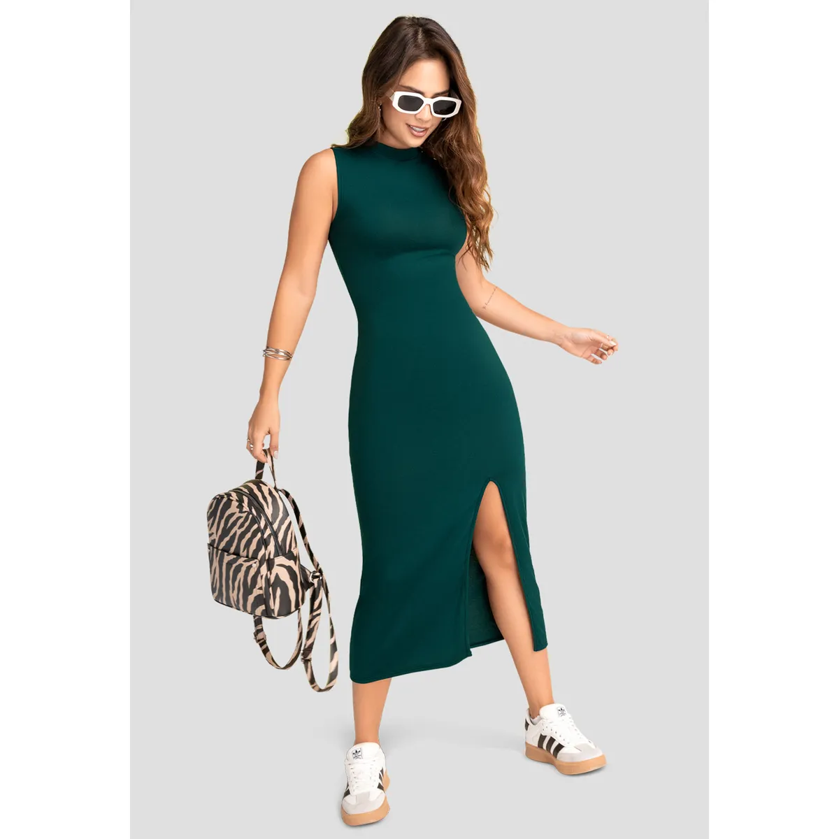 ATYPICAL - Vestido Largo Mujer Verde Atypical 103739