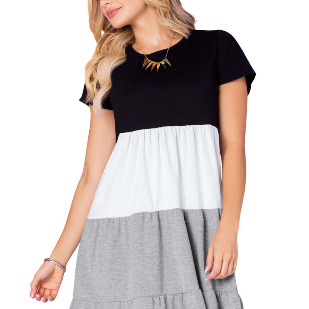 MARKETING PERSONAL - Vestido Corto Mujer Multicolor Mp 88338