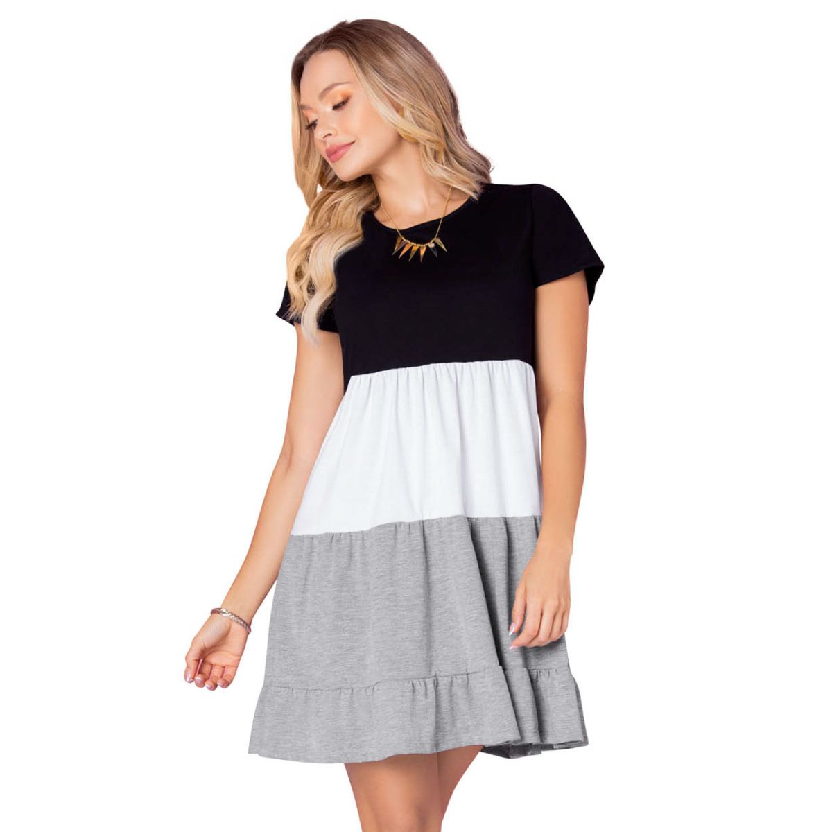 MARKETING PERSONAL - Vestido Corto Mujer Multicolor Mp 88338