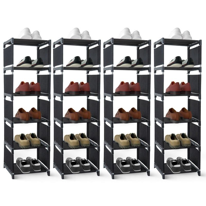 ENERGY PLUS - Set x4 Organizador de Calzado Multifuncional Diseño Moderno