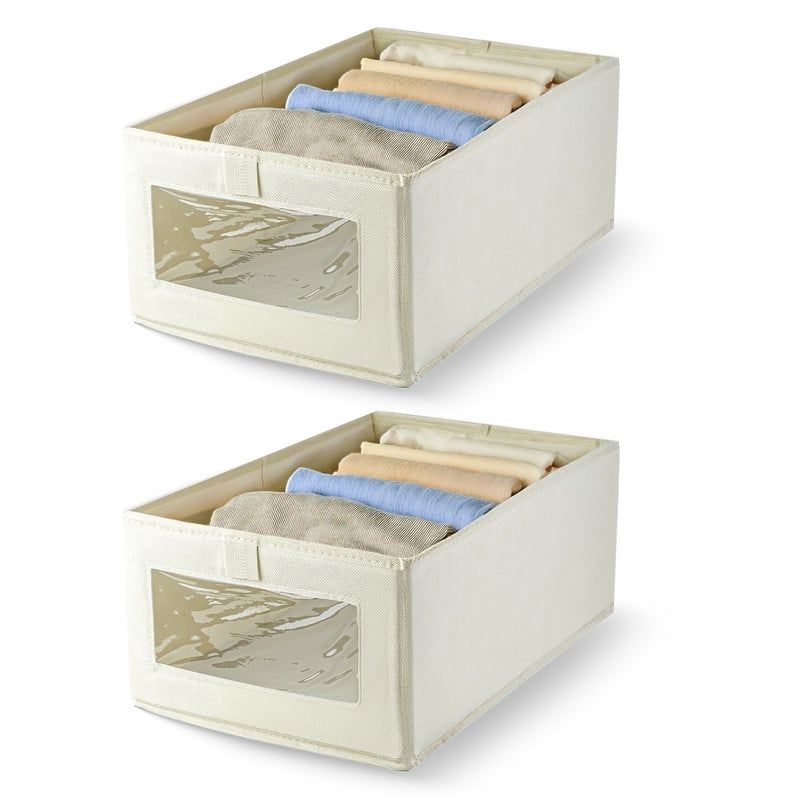 ENERGY PLUS - Set x2 Organizador de Armario y Cajones Moderno y Plegable