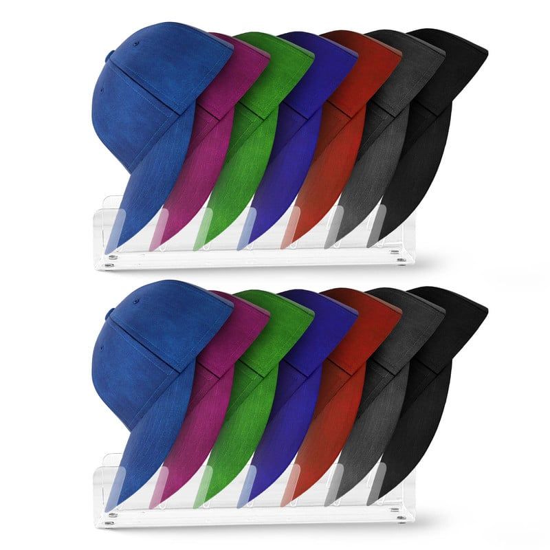 ENERGY PLUS - Set x2 Organizador de Gorras y Cachuchas Acrílico Moderno