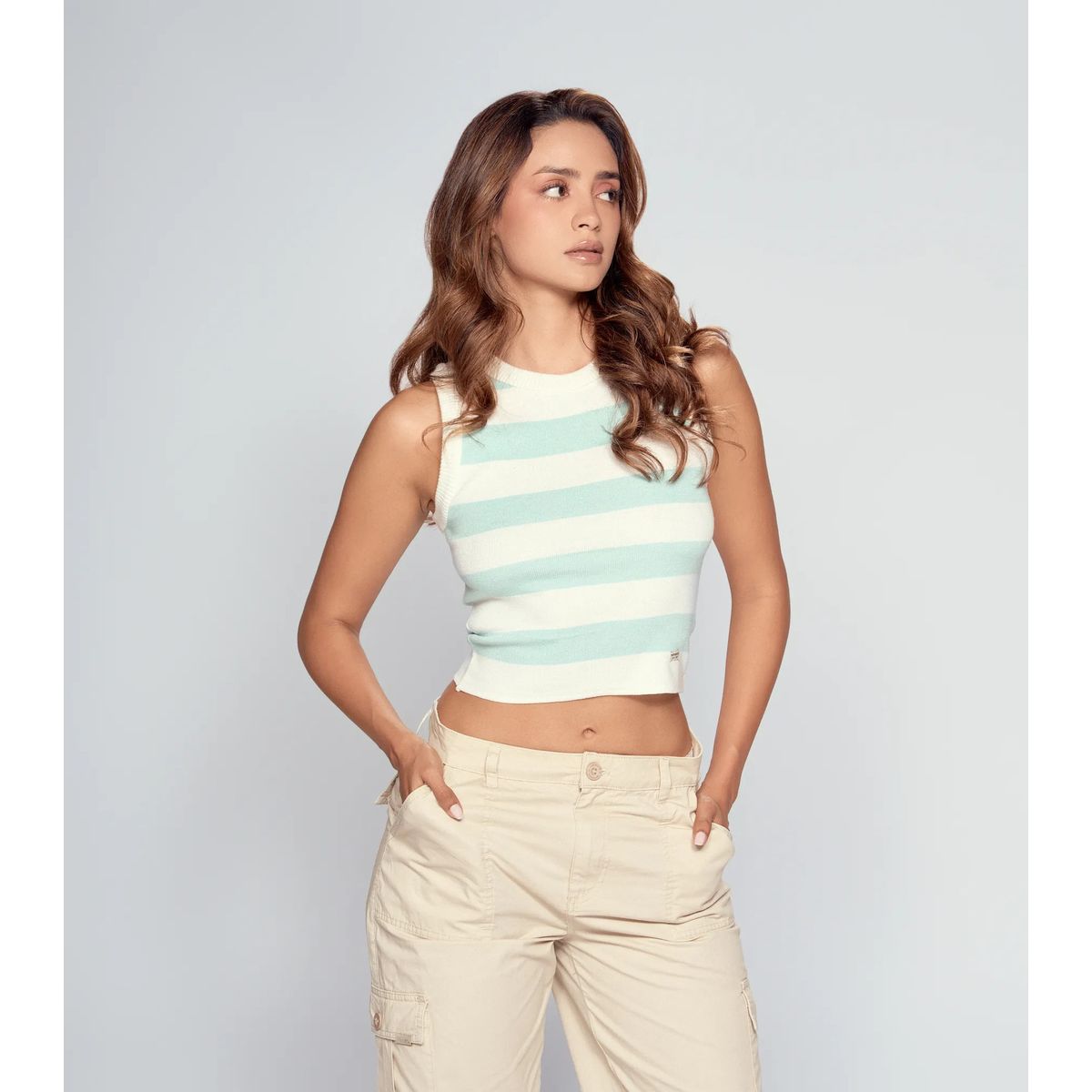 UNSER - Blusa Tejida Manga Sisa Para Mujer Unser