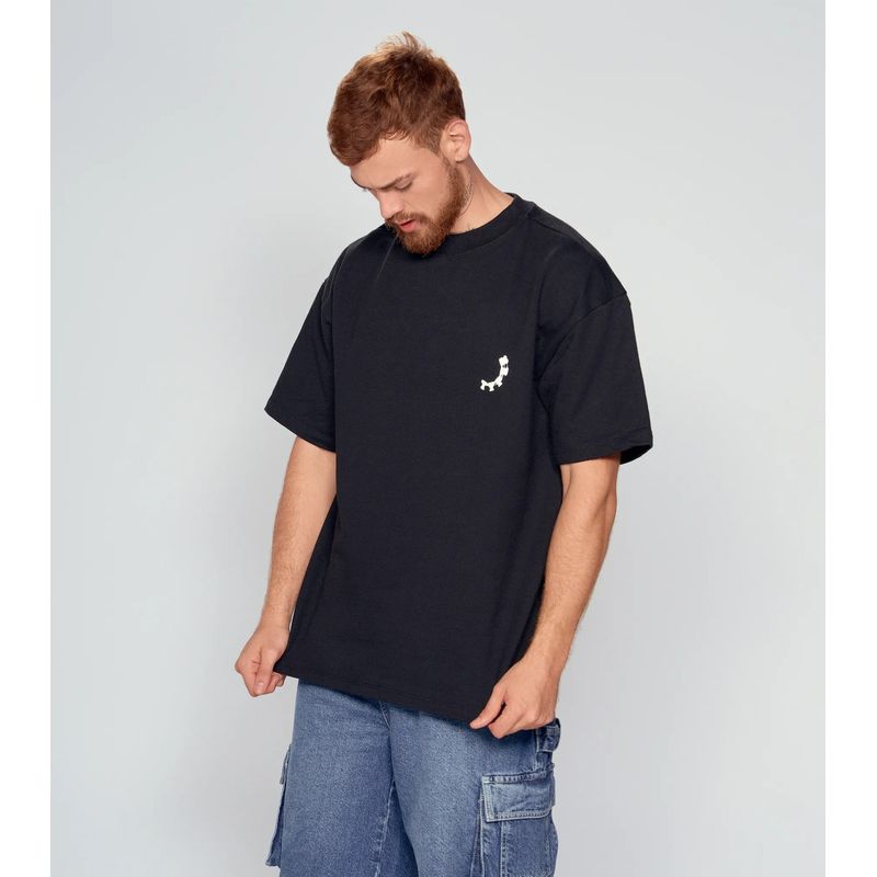 TYPER - Camiseta Extraoversize Estampada Para Hombre Typer