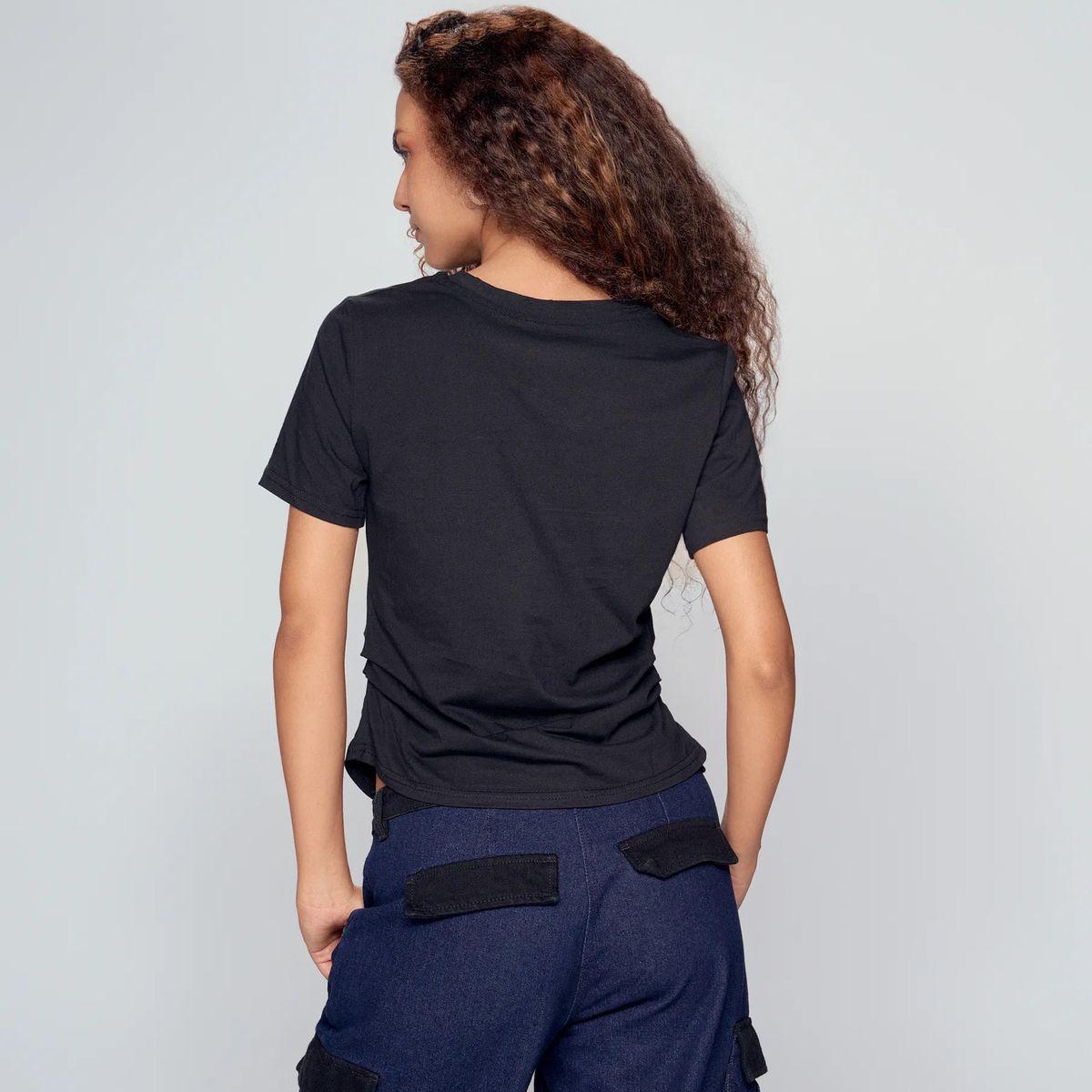 DEREK - Camiseta Unicolor Con Estampado Para Mujer Derek