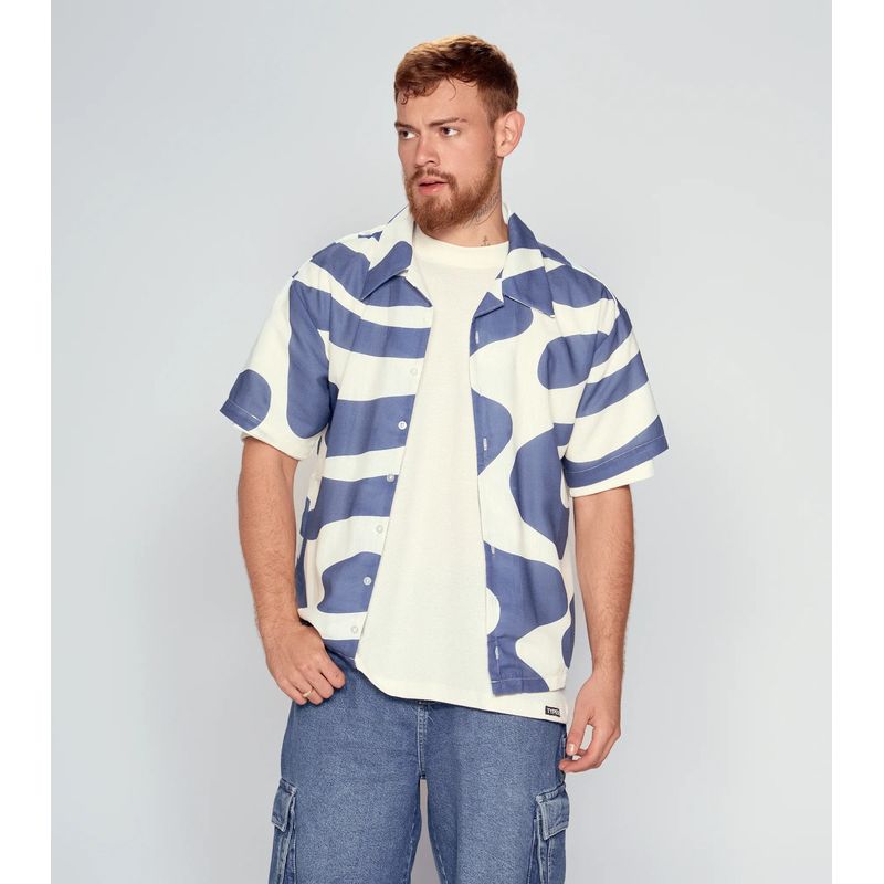 TYPER - Camisa Extraoversized Sublimada Typer
