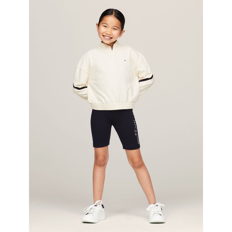 TOMMY HILFIGER - Saco Beige Amplia Global Stripe Para Niña Tommy Hilfiger