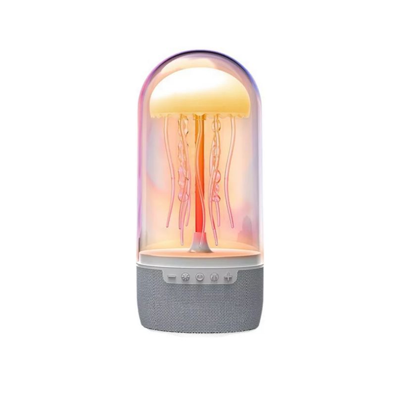 GENERICO - Lámpara Medusa Parlante Bluetooth Altavoz Luces