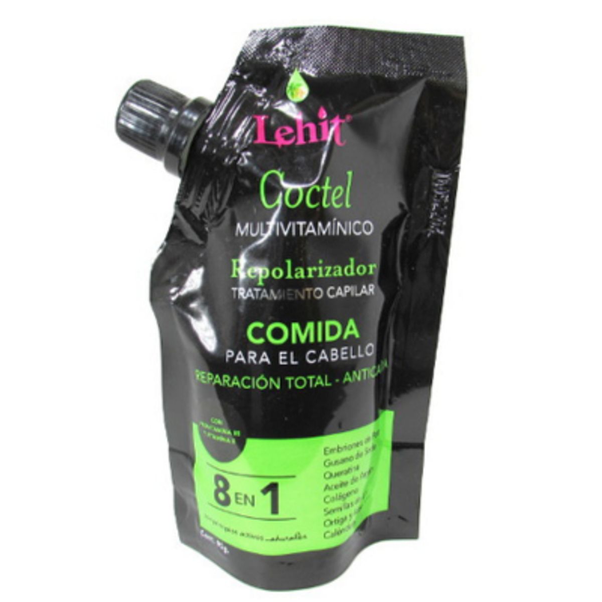 LEHIT - Cóctel Mult Repolarizador Tratamiento Capilar 8 En 1  90g