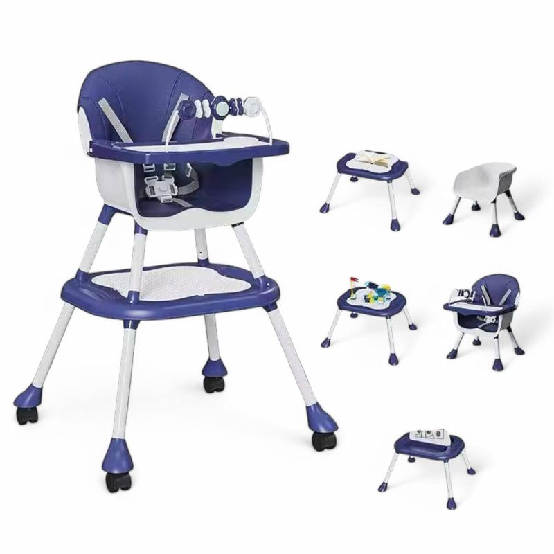 BRITOCHET - REF 10-1 Silla Comedor 5 en 1 escritorio bebé