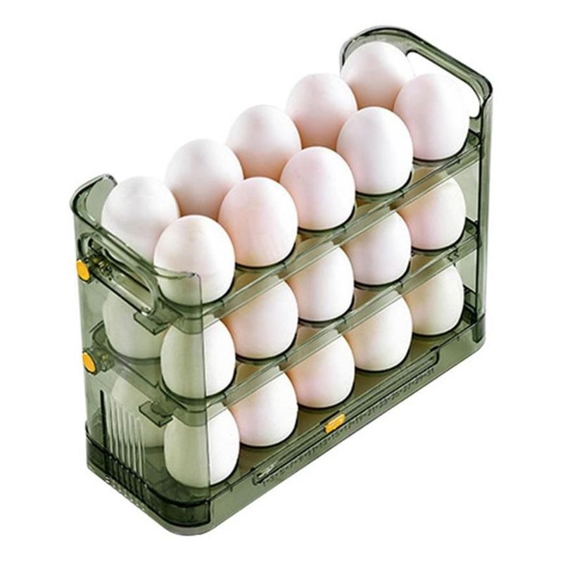 GENERICO - Organizador Almacenamiento Huevos 30 Espacios Cocina Hogar