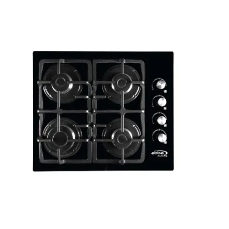 ABBA - Estufa De Empotrar ABBA 60CM 4 Puestos Gas Natural CG401V5D Negro