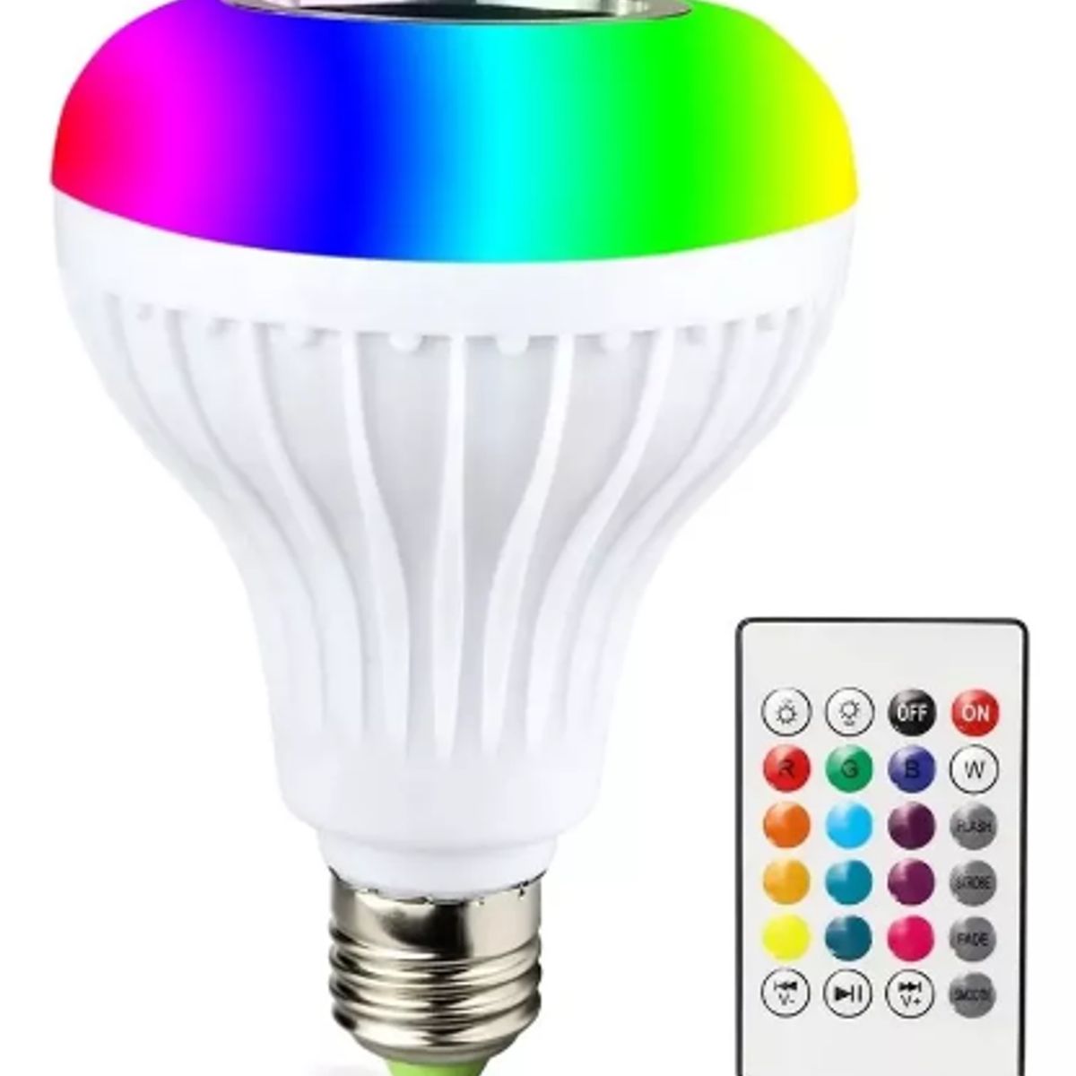GENERICO - Bombillo Parlante Rgb Musica Bluetooh Control Hogar