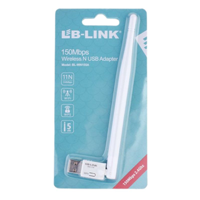 GENERICO - RECEPTOR  USB WiFi LB-LINK USB BL-WN155A 150MBPS