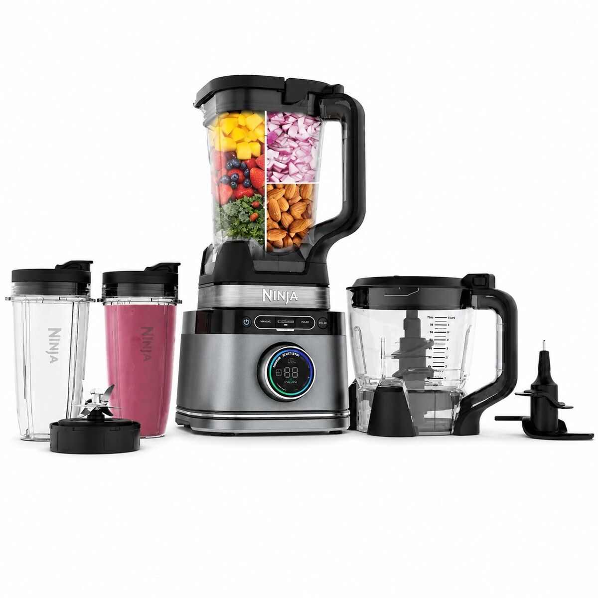 GENERICO - Licuadora Ninja Tb400 Detect Sistema De Cocina + Procesador